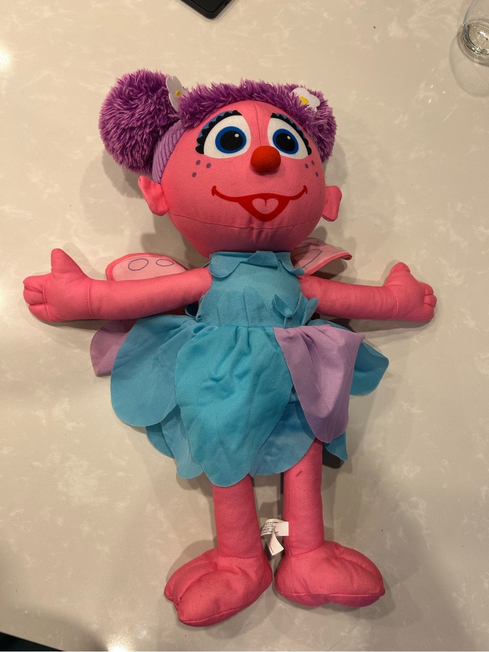 Large 22” Sesame Street 50th Anniversary Abby Cadabby Plush Doll